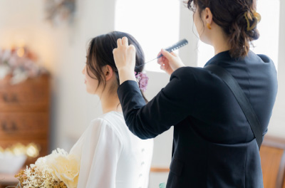 ブライダルヘアメイク
