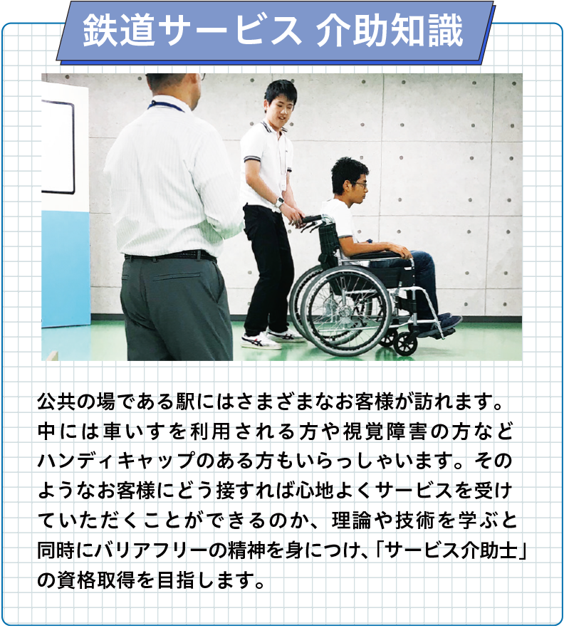 鉄道サービス 介助知識